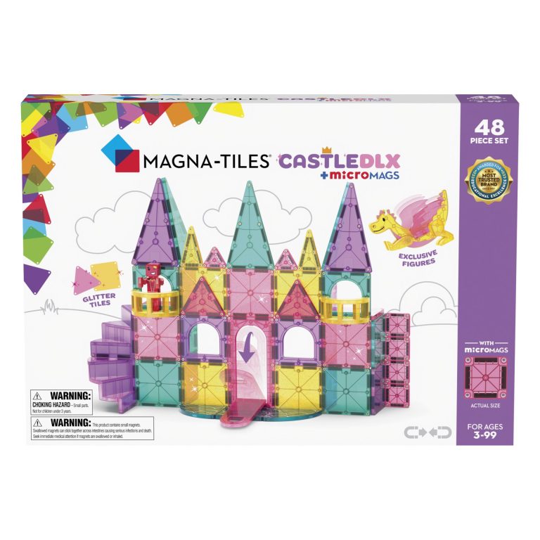 MAGNA-TILES – Castle Deluxe 48 Piece Set (90291)