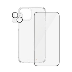 PanzerGlass -  Apple Iphone 15 Plus 6,7" Ultra Wide Fit Bundle + Picture Perfect + Hardcase with D30