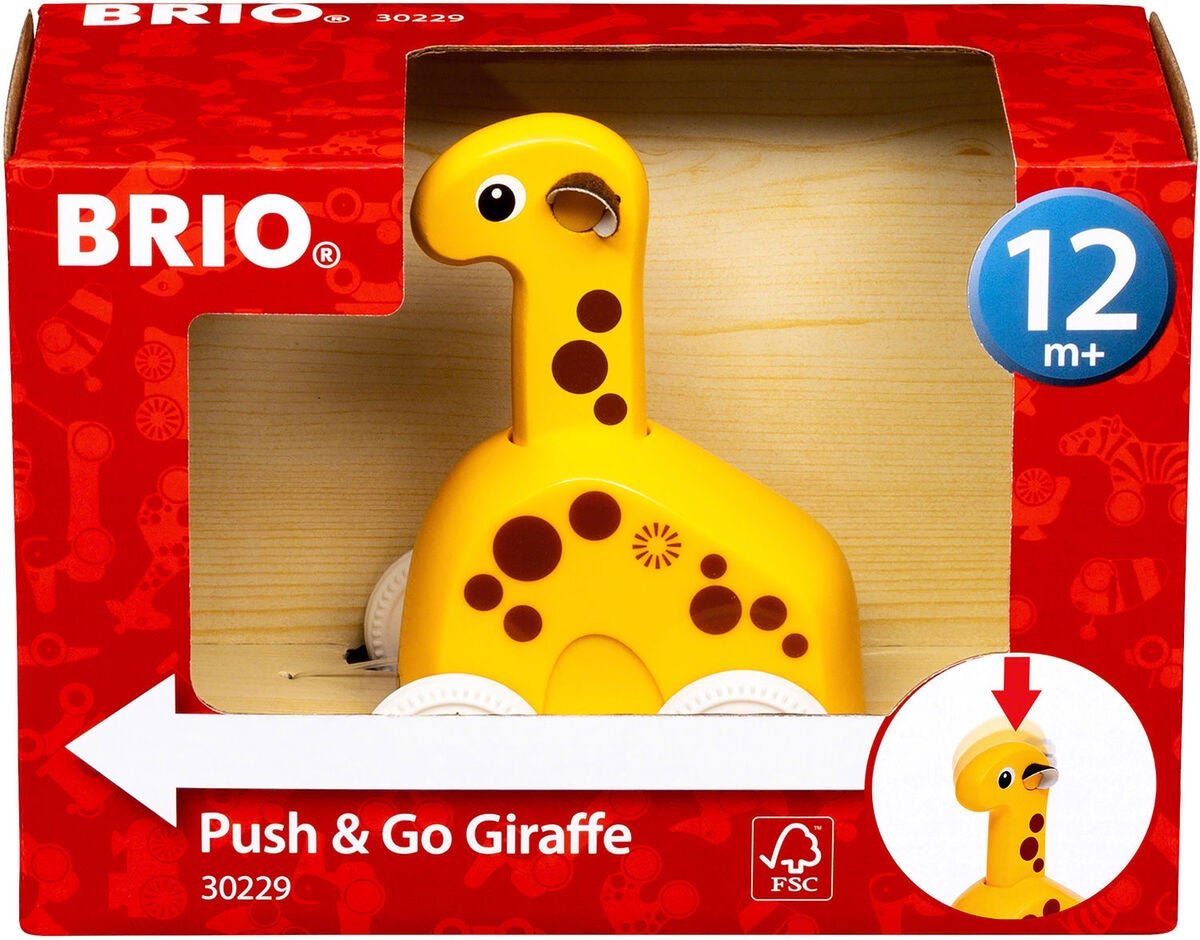 BRIO - Push & Go Giraffe (30229)