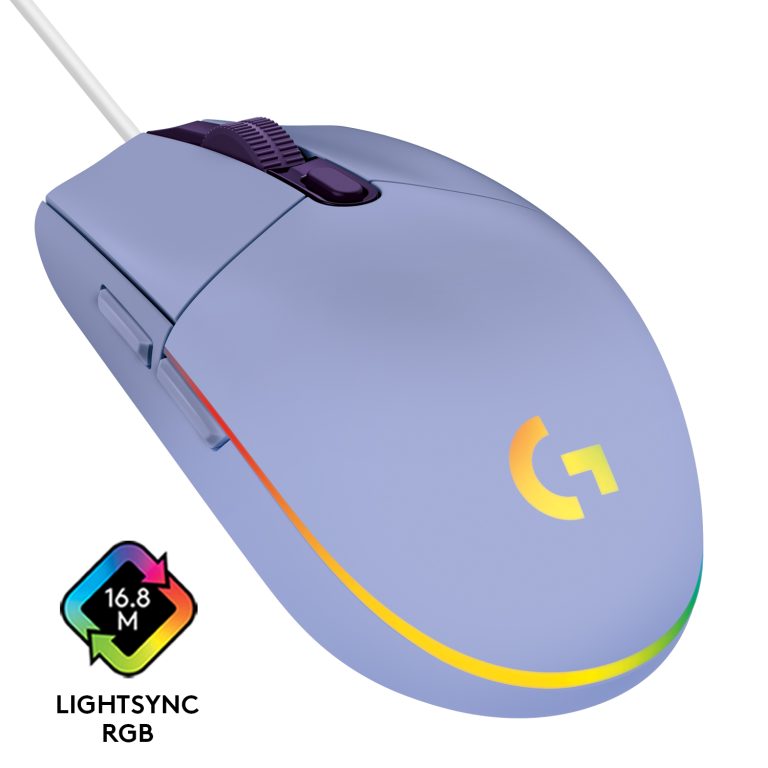 Logitech – G203 Lightsync Gaming Mouse – Lilac