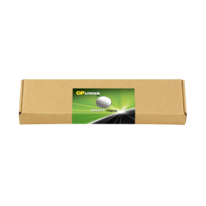 GP - Lithium Cell Battery CR2025, E-BOX, 10-pack