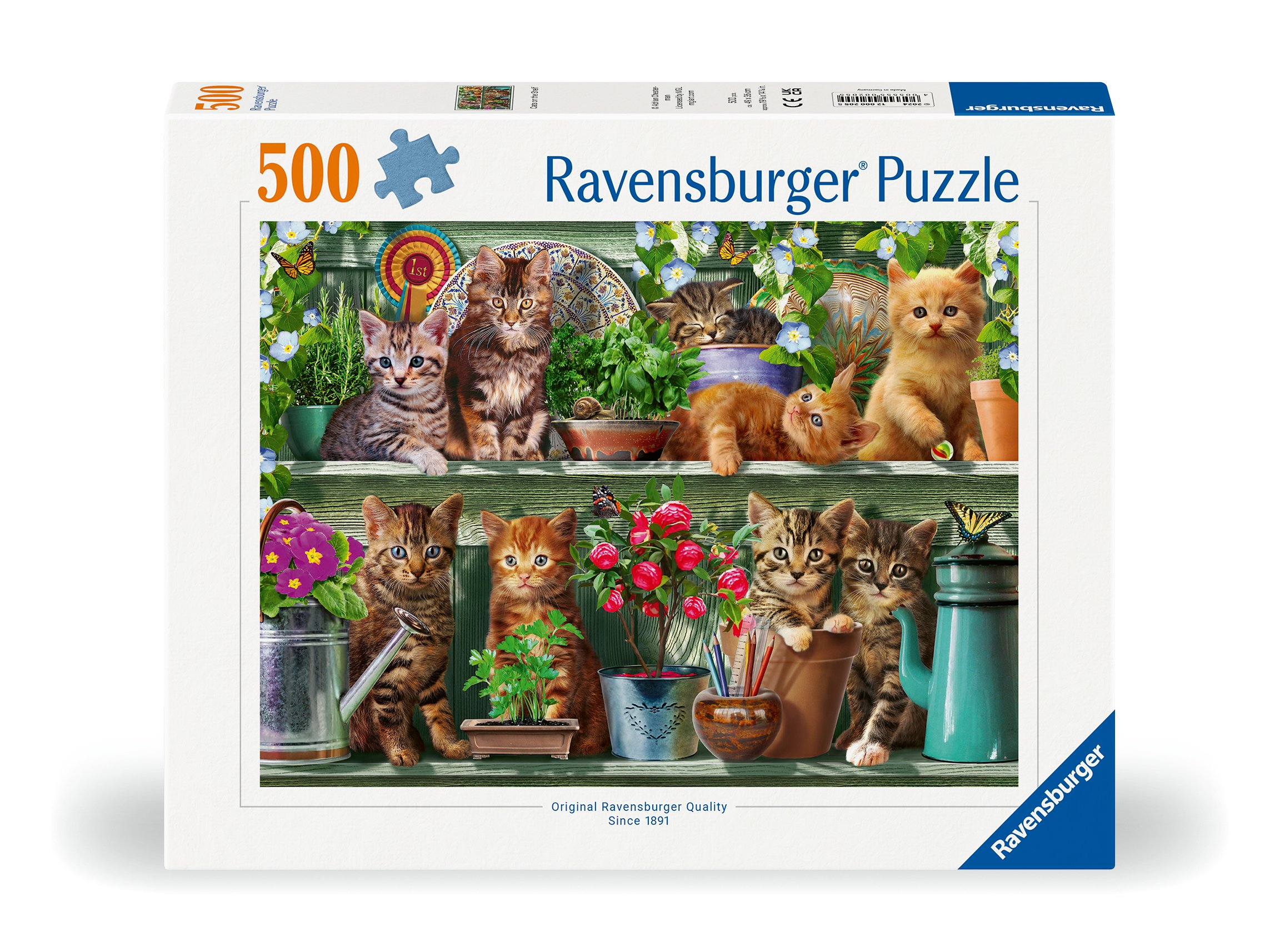 Ravensburger - Puzzle Cats On The Shelf 500p (12000205)