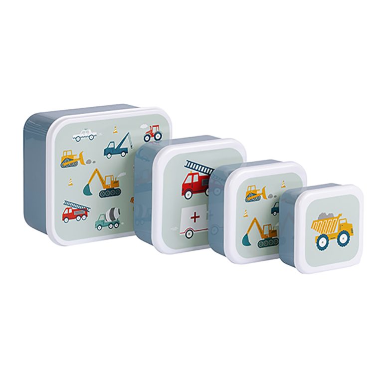 A little lovely company – Lunch & Snack Box Set – Vehicles