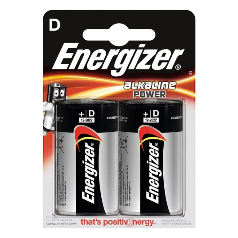 Energizer – Battery D/LR20 Alkaline Power 2-Pack