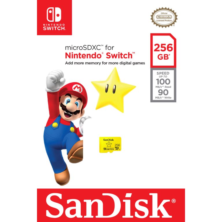 Sandisk – MicroSDXC Nintendo Switch 256GB