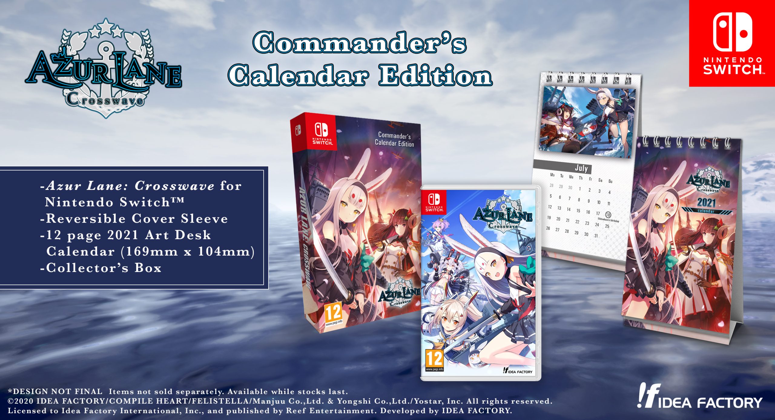 ​Azur Lane: Crosswave - Commanders Calendar Edition