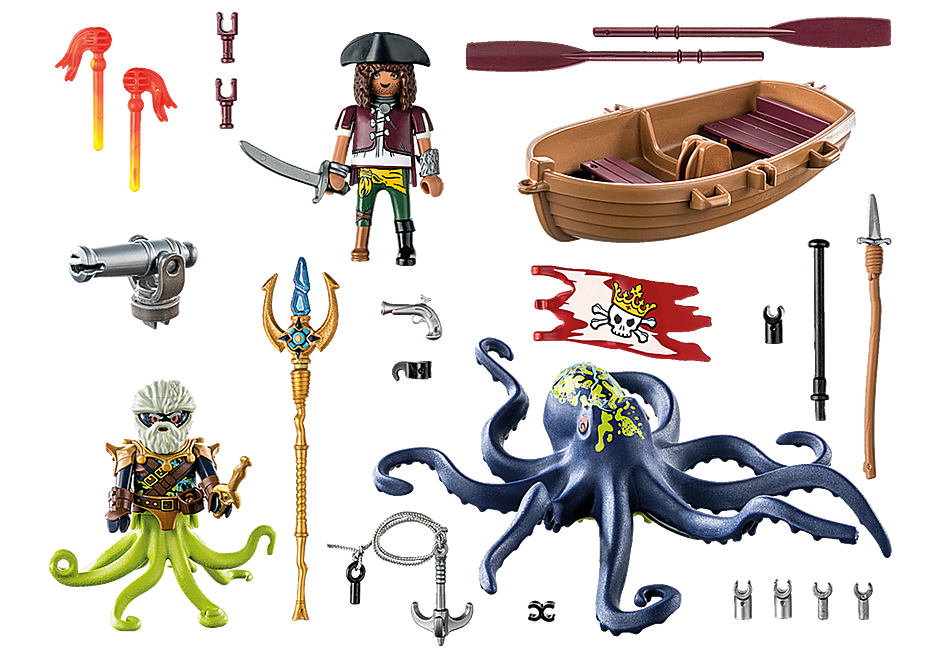 Playmobil - Battle with the Giant Octopus (71419)