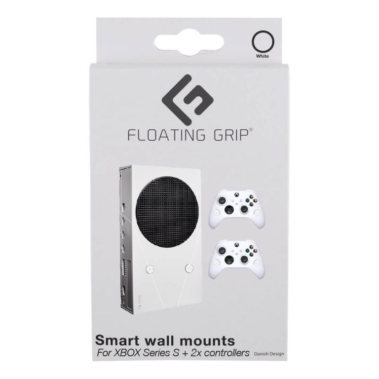 Floating Grip Xbox Seriex S Wall Mount – Bundle White