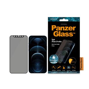 PanzerGlass - Privacy Screen Protector Apple iPhone 12 Pro Max - Edge-to-Edge