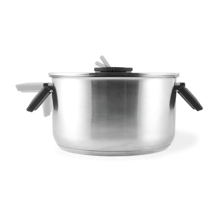 Salter BW14354 Stack-In Stainless Steel 3 Piece (16/22/24 cm) Stockpot Set