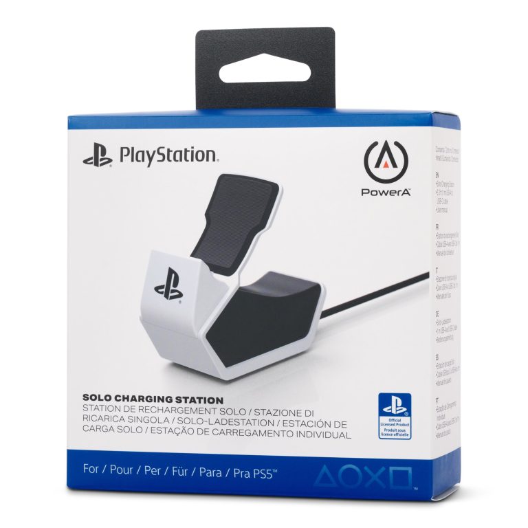 PowerA Solo chargingstation for PS5 DualSense Wireless Controller – White (Playstation 5)