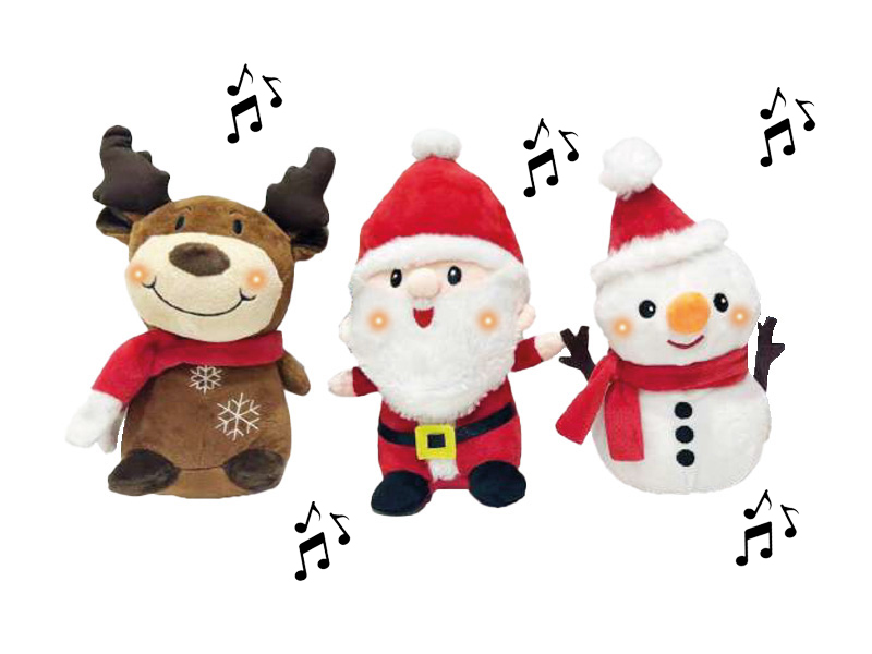 Koala Games G2586 Christmas Danging, Singins  & Lighting Plushes 24 cm