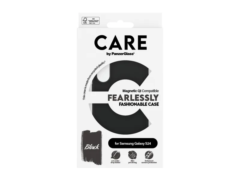 CARE by PanzerGlass - Case - Black - Samsung S24
