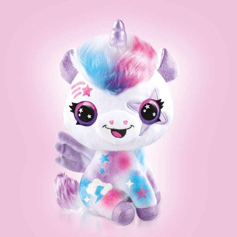 Airbrush Plush – Glow in the Dark Unicorn (1274)