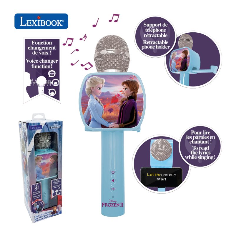 Lexibook – Disney Frozen – Bluetooth Karaoke Microphone (MIC240FZ)