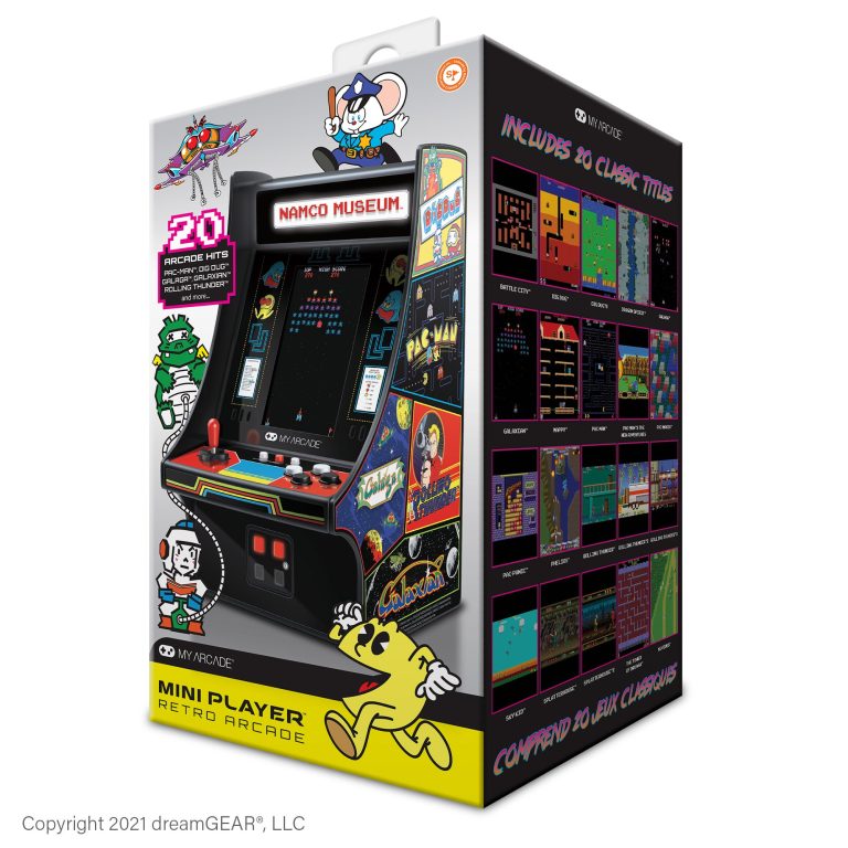 MY ARCADE, MINI PLAYER 10″ BANDAI NAMCO™ MUSEUM HITS (20 IN 1)