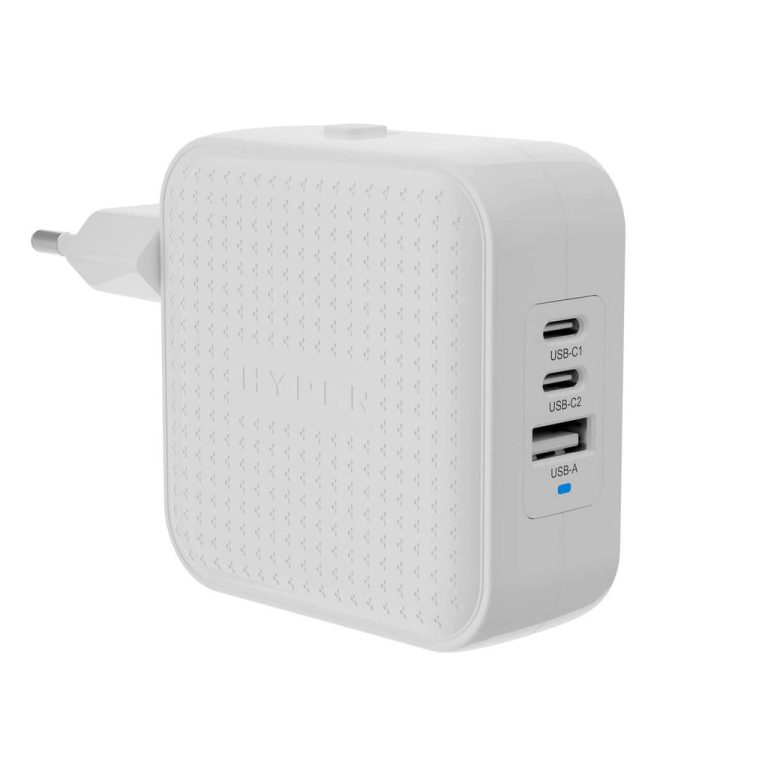 Hyper – HyperJuice 70W USB-C GaN Travel Charger (3C+1A) – White