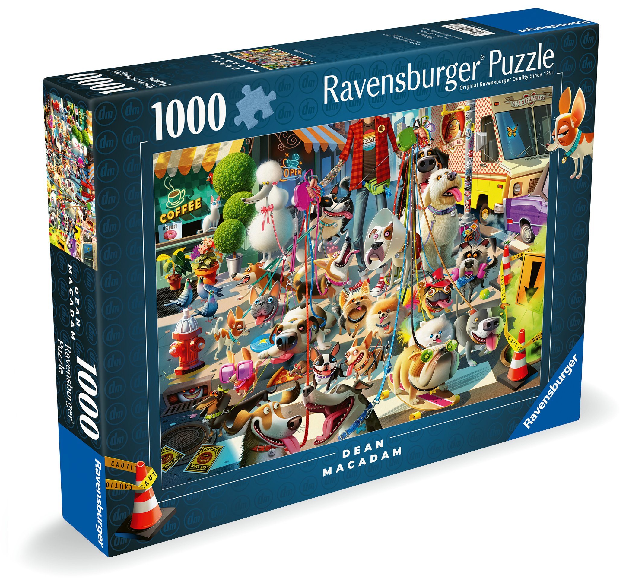 Ravensburger - Puzzle The Dog Walker 1000p (12000876)