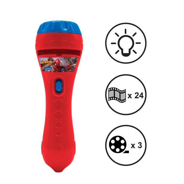 Lexibook – Spider-Man Stories Projector and Torch Light – (LTC050SP)