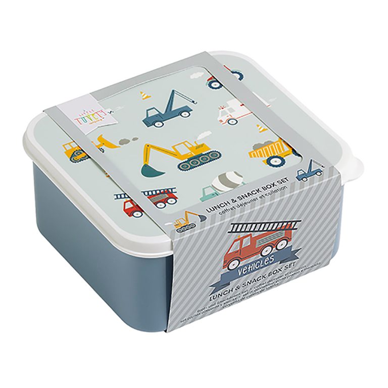 A little lovely company – Lunch & Snack Box Set – Vehicles