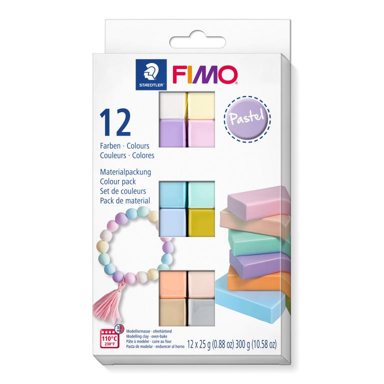 FIMO – Soft Set 12x25g – Pastel (8023 C12-3)