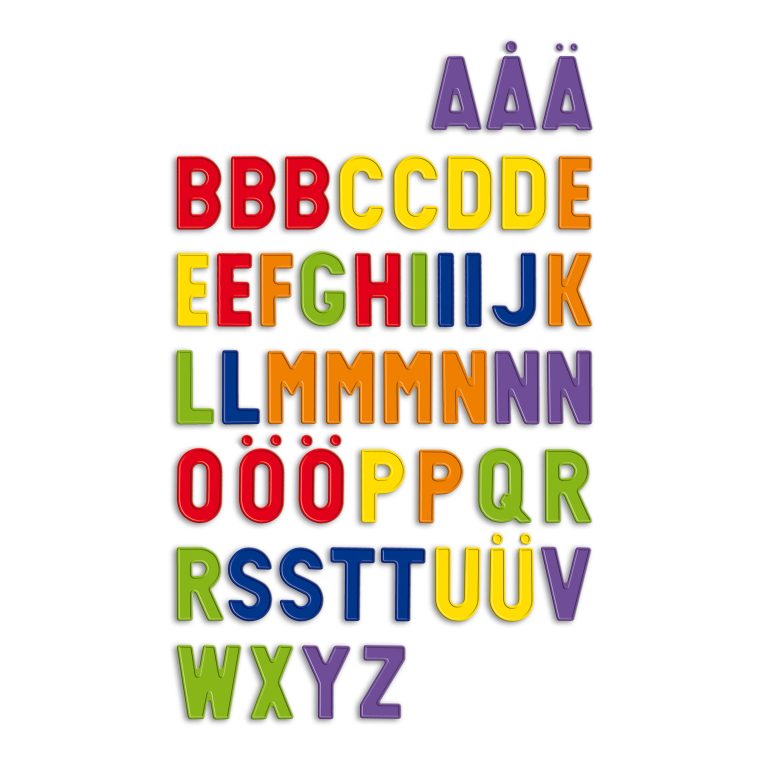Quercetti – Magnetic Letters (48 pcs) – (QU-5461)