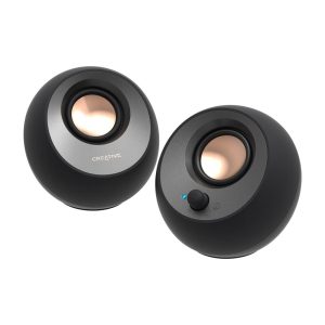 Creative - Pebble V3 2.0 USB-C Speakers with Bluetooth 5.0, Black
