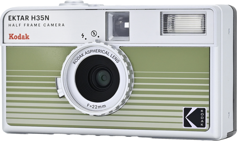 Kodak - EKTAR H35N Camera - Striped Green