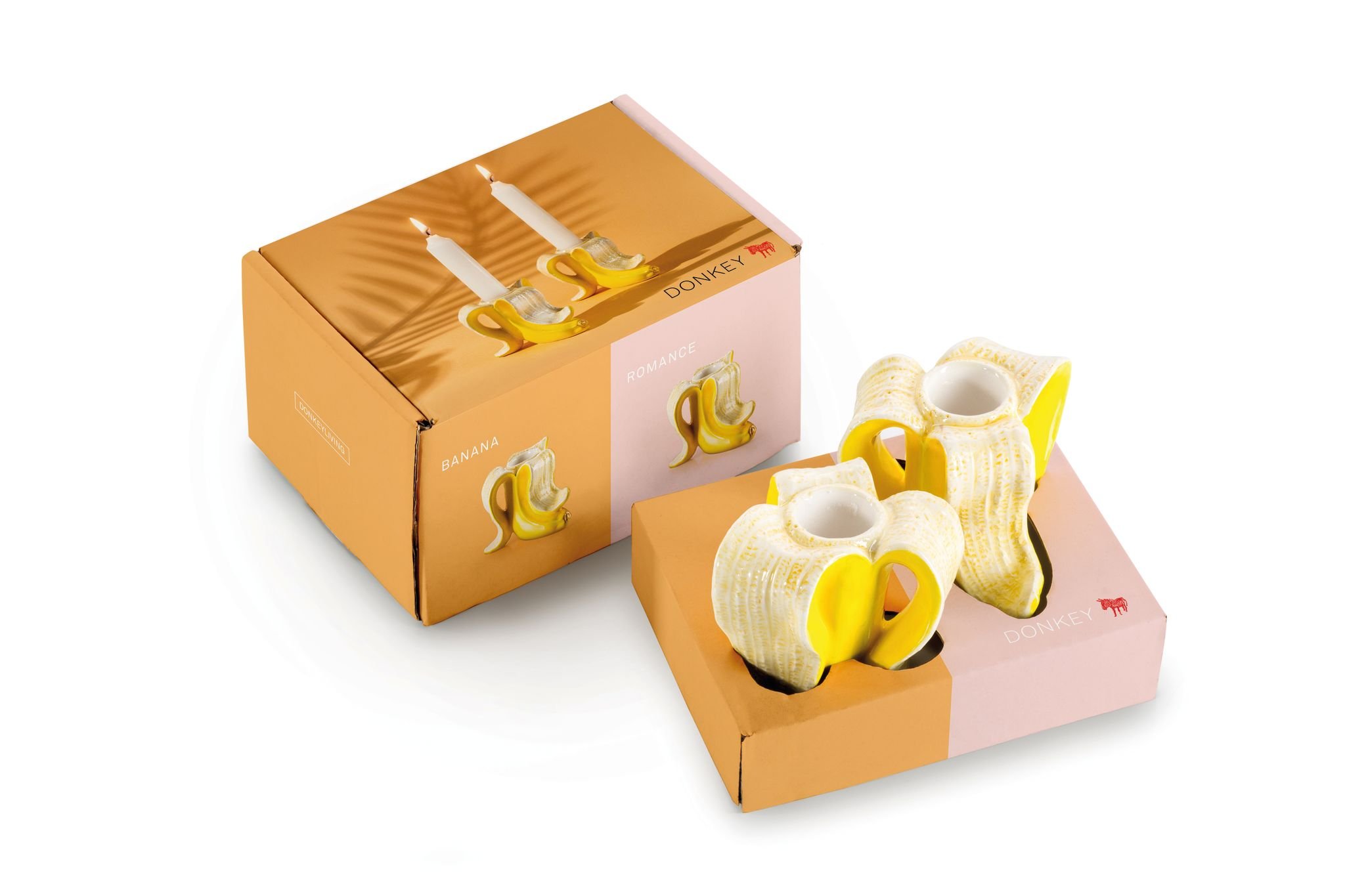 Candlestick - Banana Romance (2 pcs.) (210735)