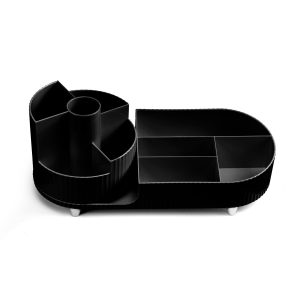 Gillian Jones - Large table organizer with swivel function - Black - Large