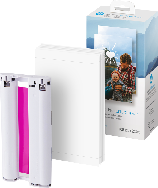 HP - Sprocket Studio Plus Cartridge 108-pack (HPIS4X6C108)