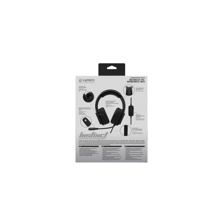 KMD – Instinct Universal Headset – Black