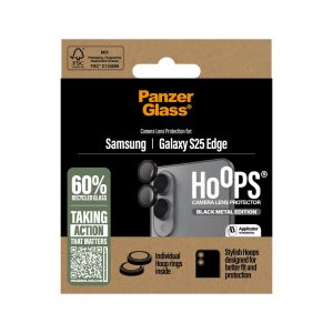 PanzerGlass - Hoops Black Camera Lens Protector Samsung S25 Edge