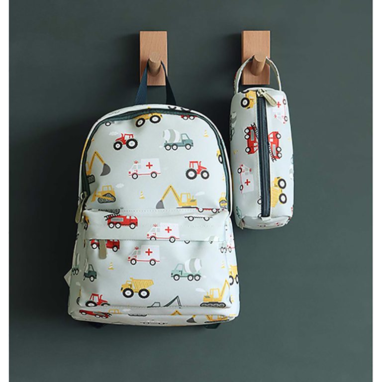 A little lovely company – Little Backpack – Vehicles – 22 x 30 x 10 cm