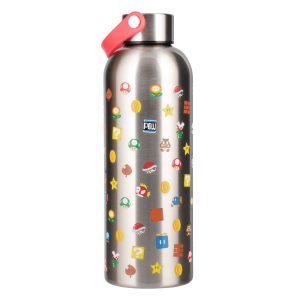 Paladone Super Mario Metal Water Bottle whit Carry Loop