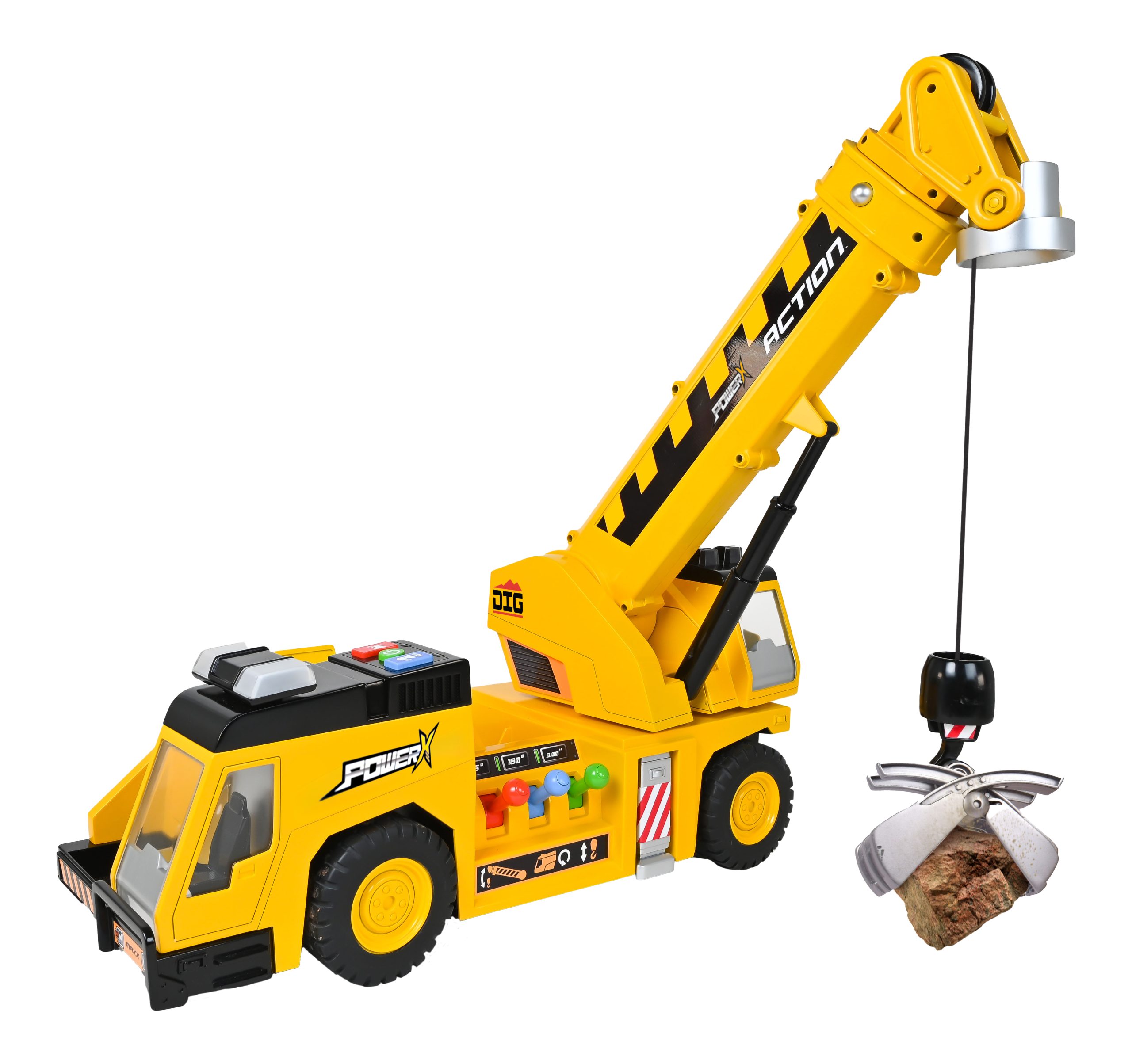Power X - Electronic 3-in-1 Crane Truck with lights and sounds - (20410)