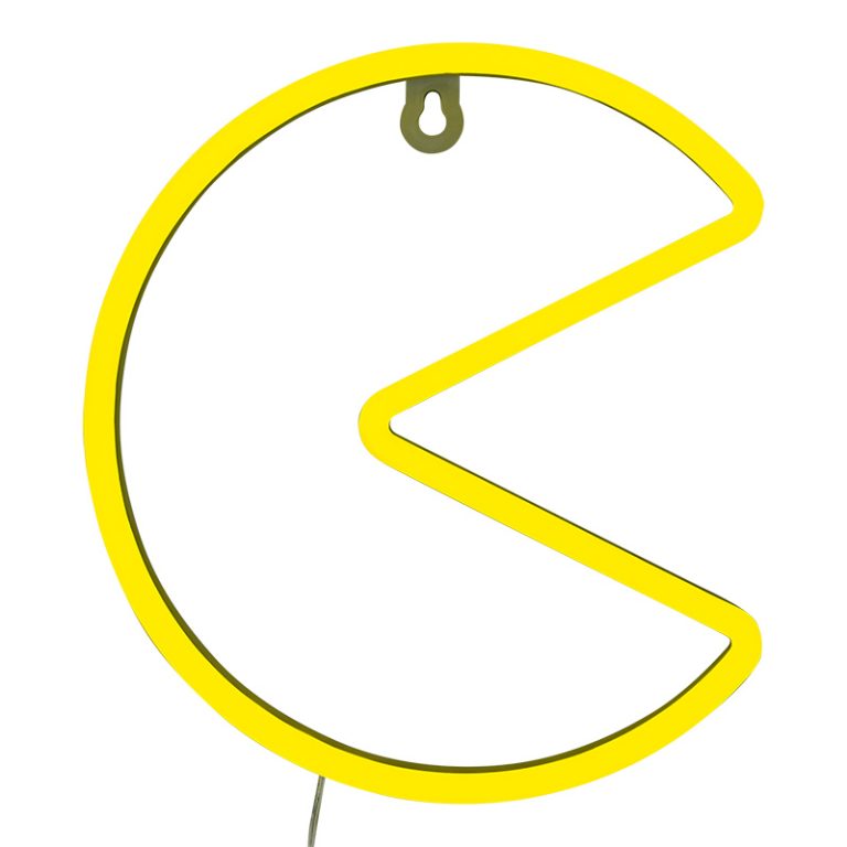Pac Man Wall Mountable LED Neon Light