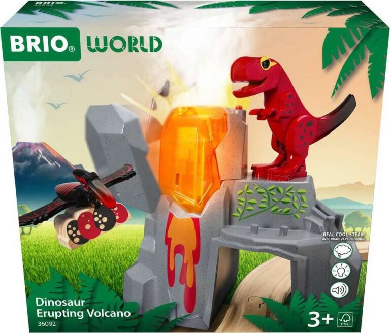 BRIO – Active volcano with dinosaurs – (36092)