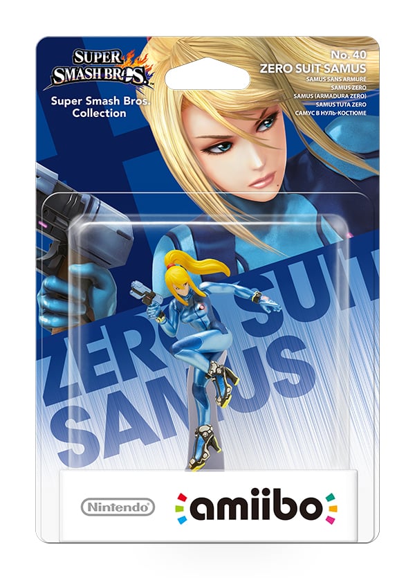 Nintendo Amiibo Figurine Zero Suit Samus
