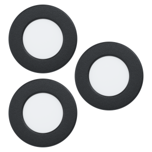 EGLO FUEVA 5 Recessed Spotlight – Black – 86mm