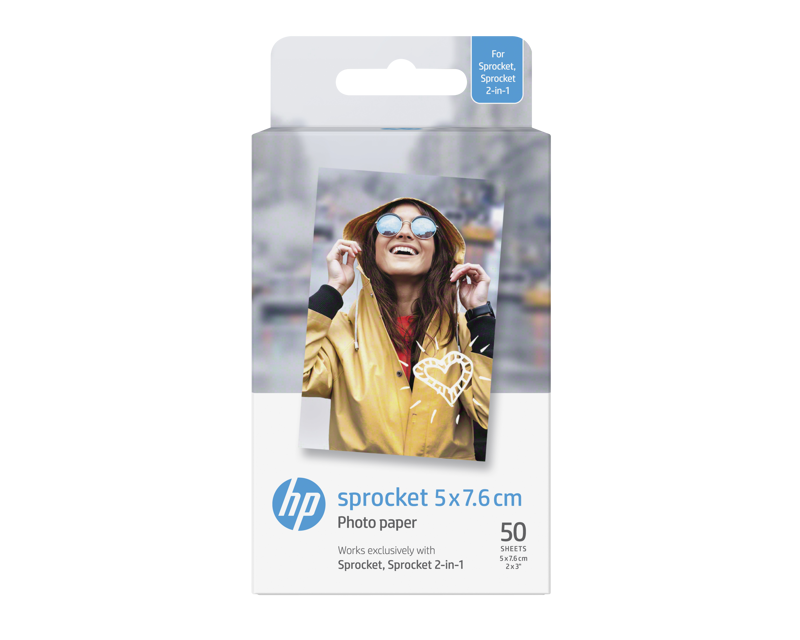 HP - Zink Paper Sprocket For Luna 2x3" - 50 Pack