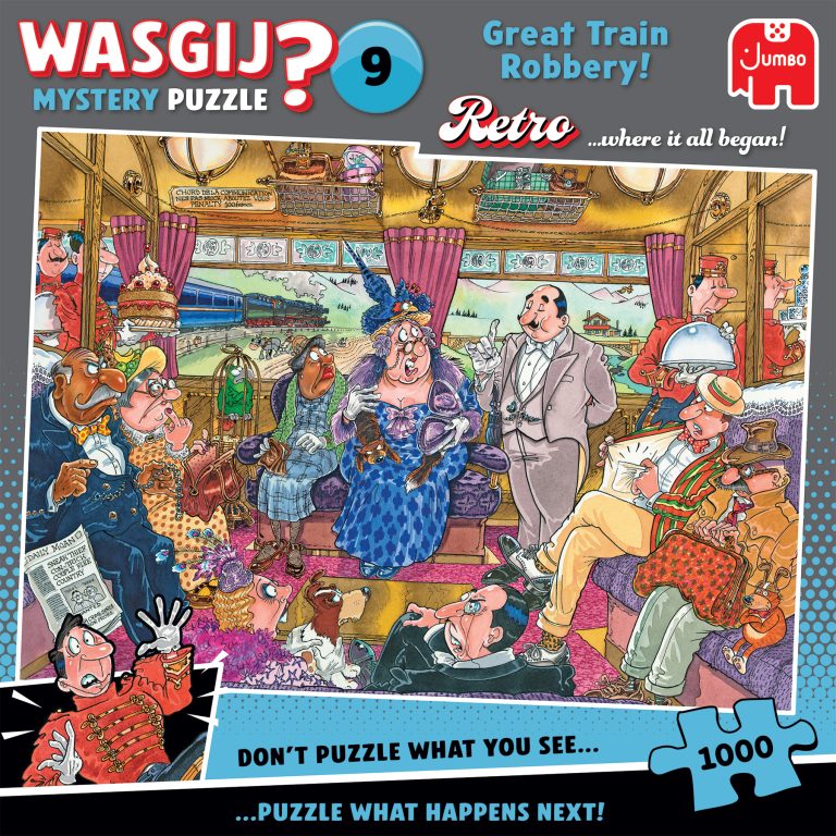 Wasgij – Retro Mystery – #9 Great Train Robbery! (1000 pieces) (1110100504)