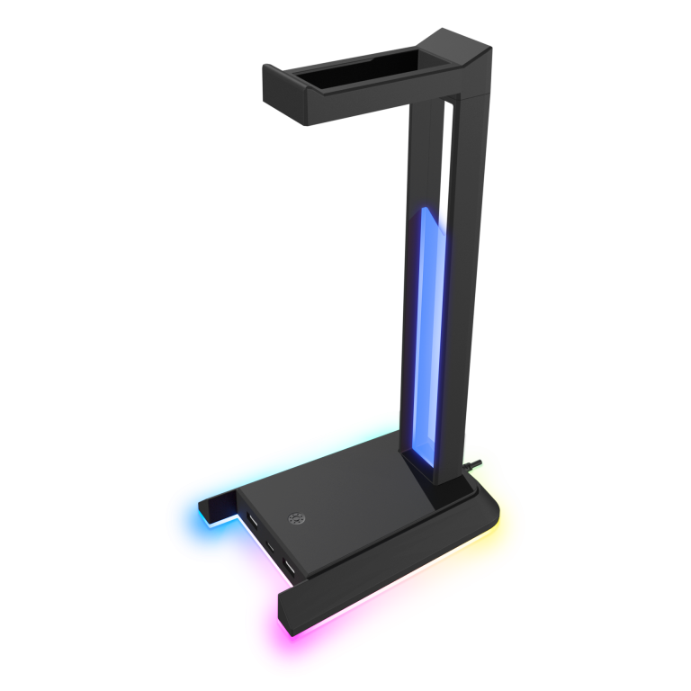 Speedlink – EXCELLO NX RGB Headset Stand, USB 2.0 Hub, black