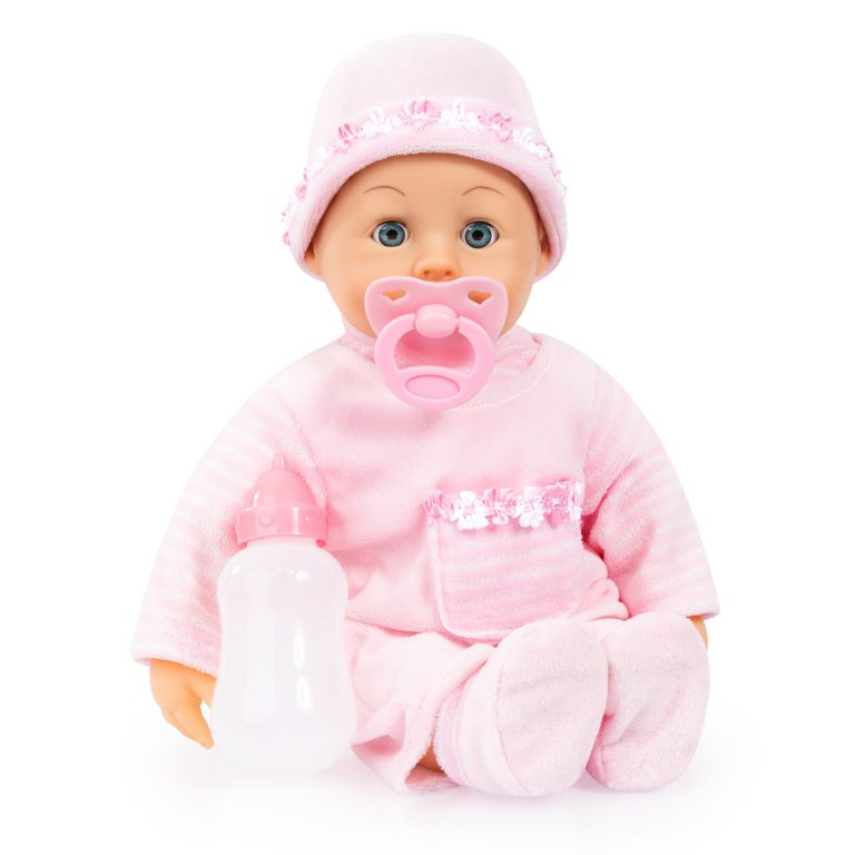 Bayer – Doll – First Word Baby soft pink 38cm (93824AA)