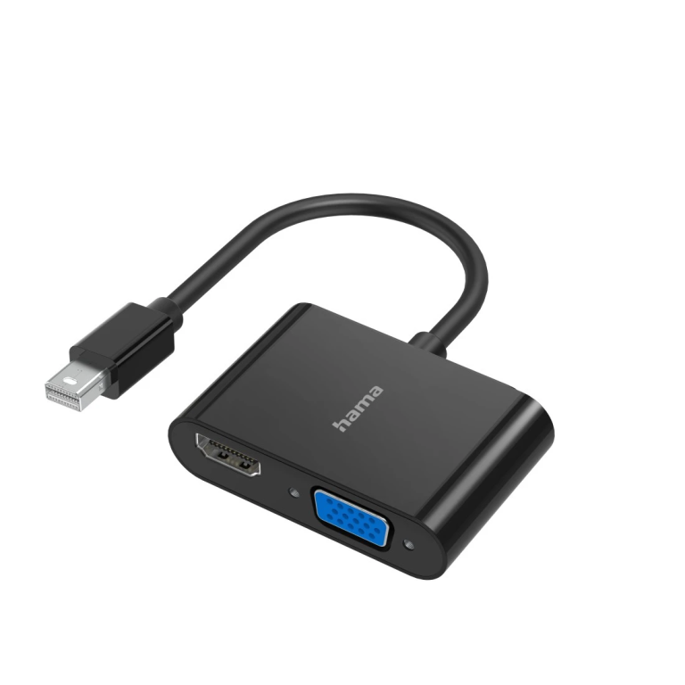 Hama 00200330 Video Adapter, 2In1, Mini-Dp – HDMI – Vga
