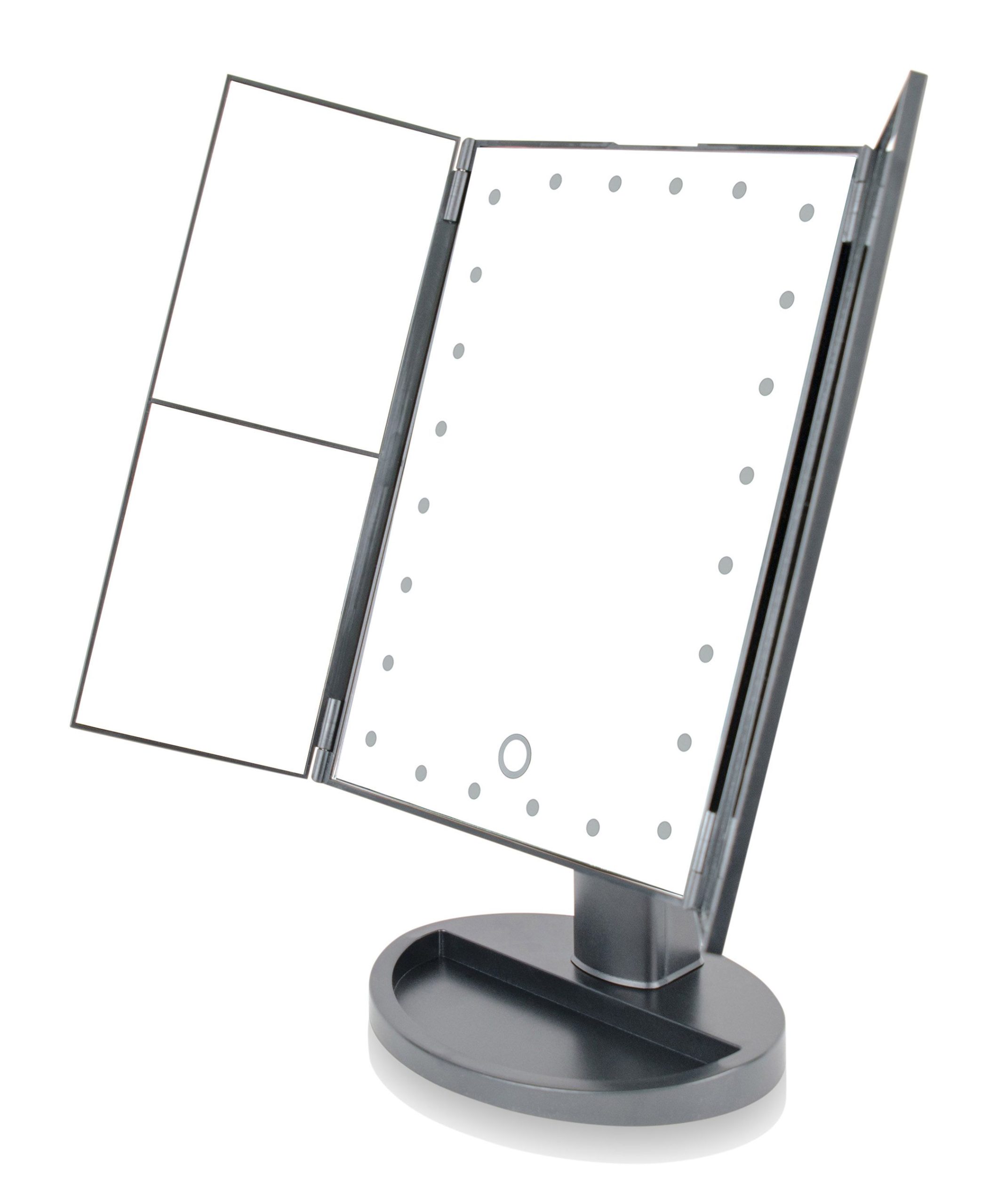 Rio MMFD-EU/1,6 24 LED Touch Dimmable Makeup Mirror, Black