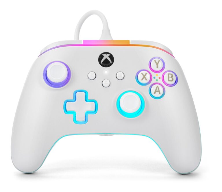 PowerA Advantage Wired Controller for Xbox Series X – S with Lumectra – White