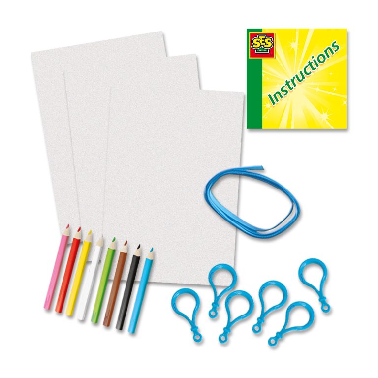 SES Creative – Shrink Foil – Dinosaur Keychains – (S14294)