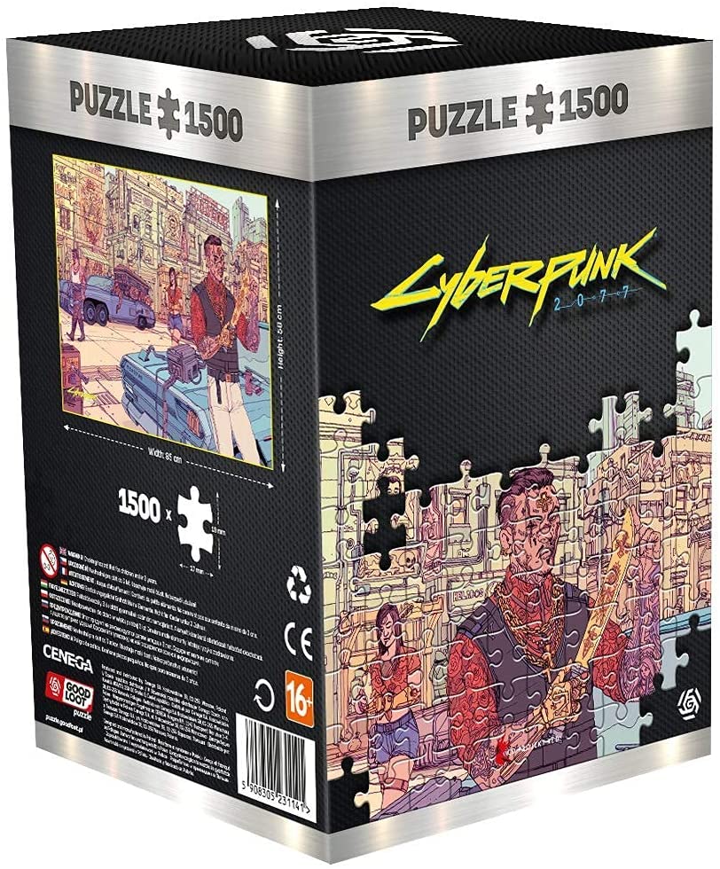Cyberpunk 2077: Valentinos puzzles 1500 pcs