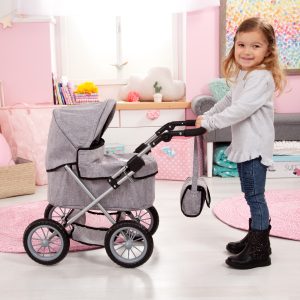 Bayer - Dolls Pram Trendy - Grey (13010AA)